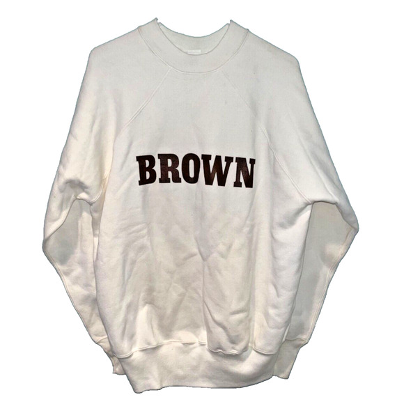 Brown University Sweatshirt Velva Sheen Sz. L Vintage 80s...